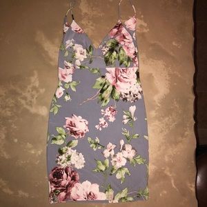 Windsor Floral scoop back dress
